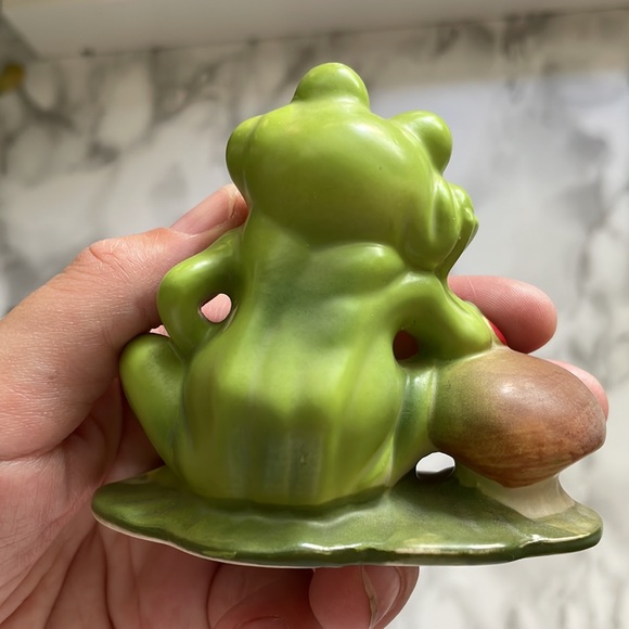 Vintage - Josef Originals Green Frog on Lily Pad - Picture 6 of 7